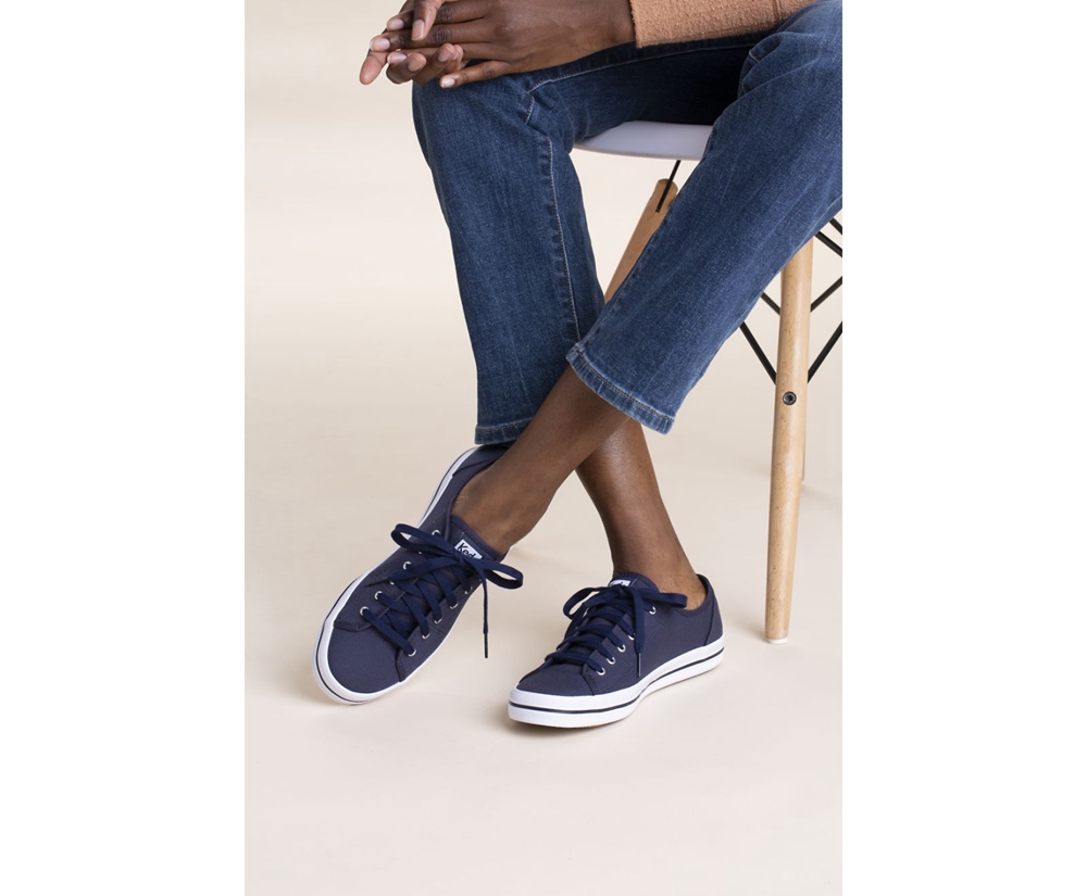 Tenis Keds Mujer Azul Marino - Washable Kickstart - 9607-IPLYS